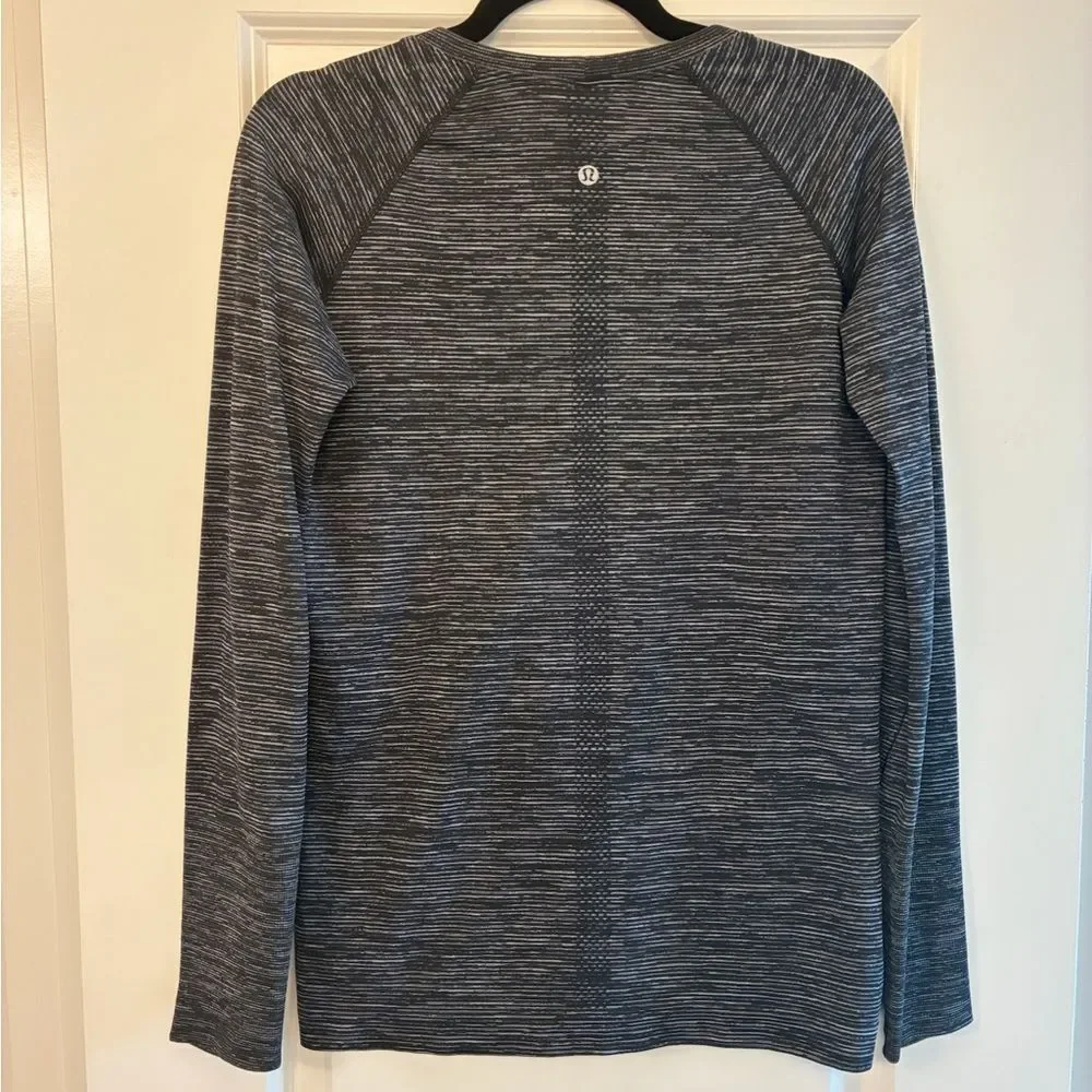 LULULEMON Swiftly Speed Long Sleeve We Are From Space Grey Women’s Size 10